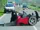 Ferrari si schianta all'altezza di Altare: chiusa l'autostrada
