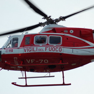 Recuperato con l'elicottero l'escursionista smarritosi al Passo del Faiallo nel Beigua