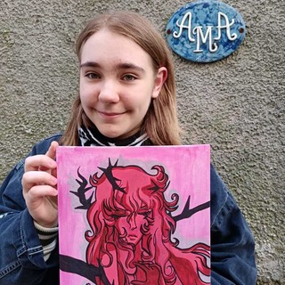 Altare, Emma Kuka trasforma il fumetto in arte su tela Altare, Emma Kuka trasforma il fumetto in arte su tela