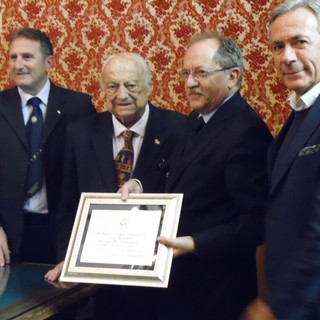 Encomio al Cavaliere Lelio Speranza, partigiano e dirigente sportivo: il rinoscimento dalla città di Savona