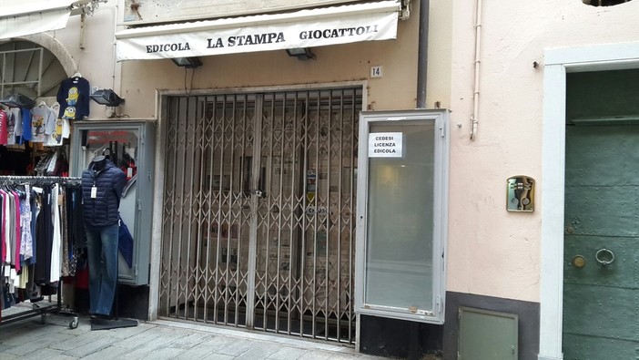 A Finale Ligure l'edicola del centro storico cede la licenza A Finale Ligure l'edicola del centro storico cede la licenza