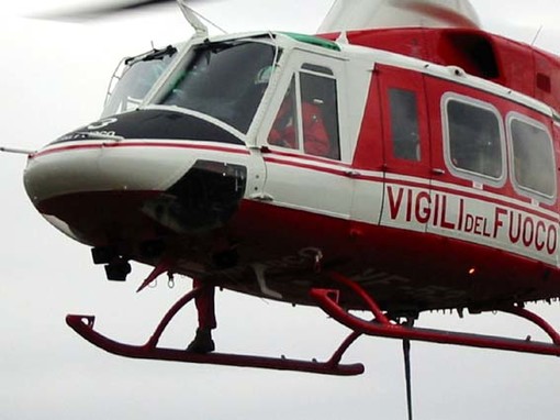 Incidente motociclistico a Piana Crixia: intervento dell'elicottero