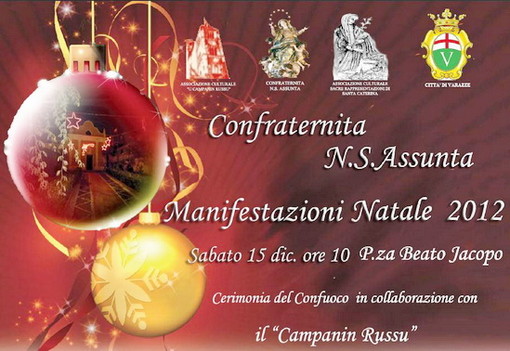 Varazze, eventi per il Natale 2012 alla Confraternita N.S. Assunta