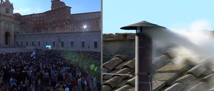 FUMATA BIANCA: ELETTO IL PAPA FUMATA BIANCA: ELETTO IL PAPA