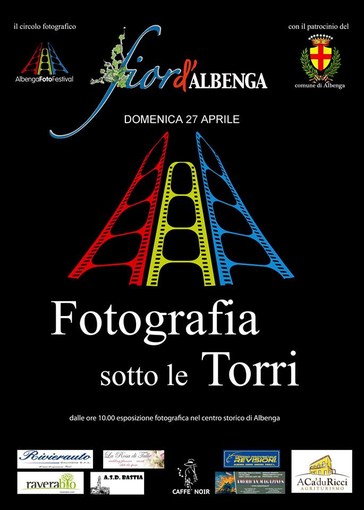 Albenga: all'interno della cornice di "Fior d'Albenga" si terrà la mostra “Fotografia sotto le Torri” Albenga: all'interno della cornice di "Fior d'Albenga" si terrà la mostra “Fotografia sotto le Torri”