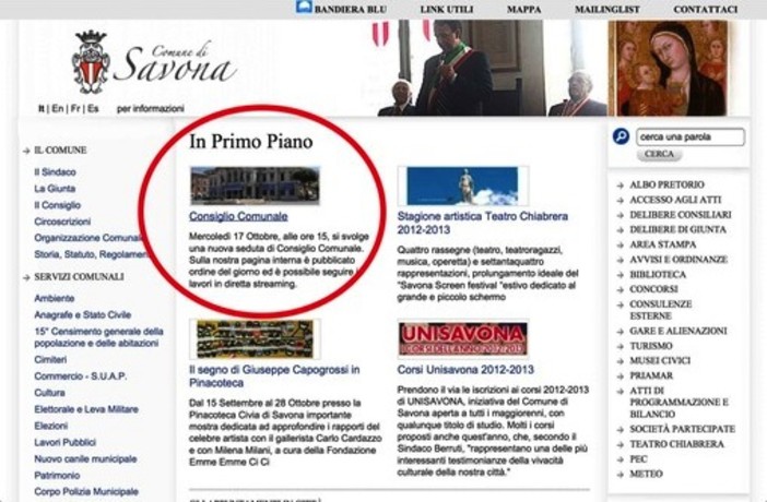 Comune di Savona: digitale come pochi altri