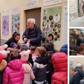 Albenga, i Fieui di caruggi incontrano i piccoli della scuola “Faà”: “Siamo tornati un po’ bambini”
