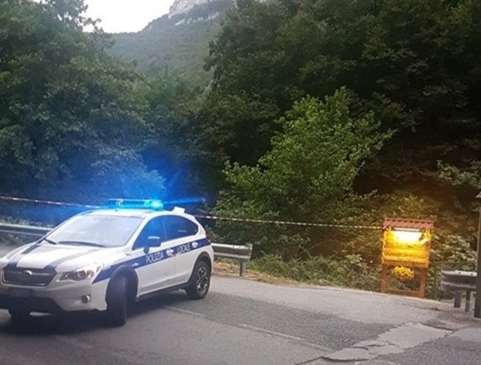 immagine di repertorio: un recente fenomeno franoso tra Finale e Orco