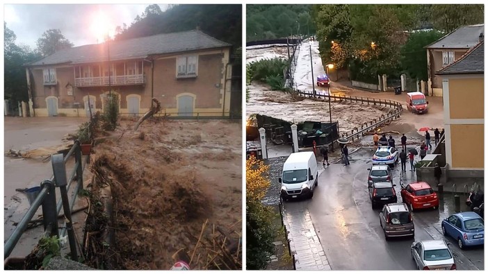 Collage foto Luan Leone Kuka dalla pagina Facebook "Savona E'" e Roberto Cuvato