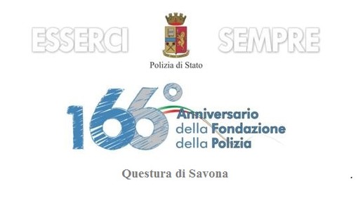 Savona, domani la cerimonia per il 166° anniversario della fondazione della polizia di stato