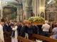Laigueglia, folla per l’ultimo saluto a Silvano Montaldo alla chiesa di San Matteo Laigueglia, folla per l’ultimo saluto a Silvano Montaldo alla chiesa di San Matteo