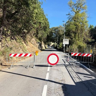 Frana tra Albissola e Savona, chiusa temporaneamente via Gentile