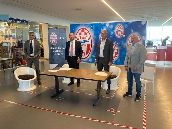 Rari Nantes Savona e Banca Carige confermano la partnership storica