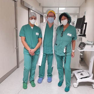 La dott.ssa Valentina Trinchero in servizio presso la struttura di Anestesia e Rianimazione dell’ospedale San Paolo di Savona