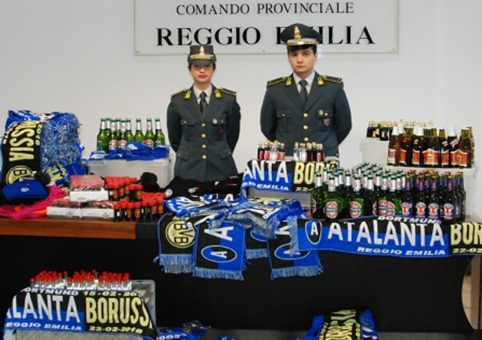 Operazione Offside Counterfeiting della Guardia di Finanza, sequestrati oltre 70mila pezzi di merce contraffatta