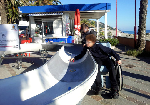 Finale Ligure: la pista delle biglie accessibile ai disabili ottiene un altro riconoscimento