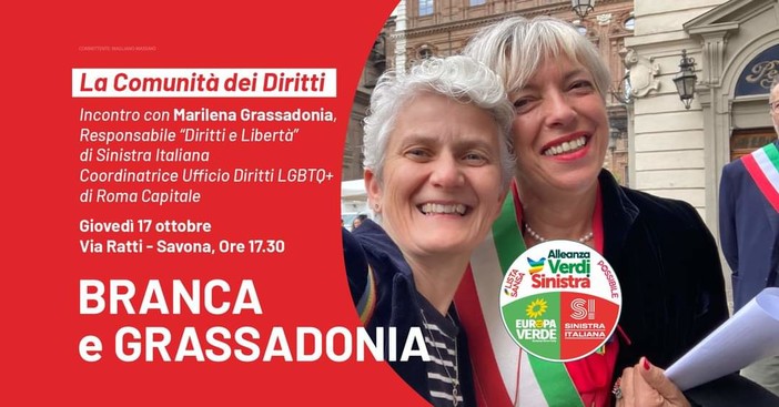 Sinistra Italiana: “La comunità dei Diritti”, giovedì 17 ottobre l’incontro con Marilena Grassadonia Sinistra Italiana: “La comunità dei Diritti”, giovedì 17 ottobre l’incontro con Marilena Grassadonia