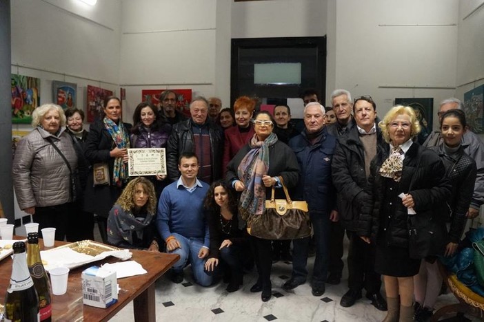 Albisola Superiore:inaugurazione della mostra collettiva di chiusura organizzata da "La Casa delle Arti"