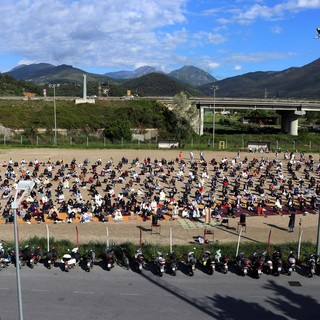 Bastia d'Albenga, la comunità islamica celebra la fine del Ramadan (FOTO)