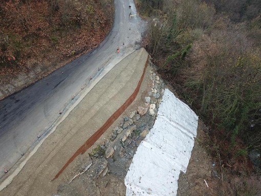 Cairo, completata la messa in sicurezza della strada di Camponuovo (FOTO)