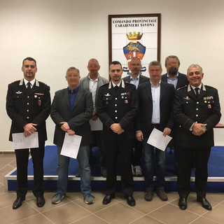 Premiati i Carabinieri del nucleo operativo della compagnia di Albenga