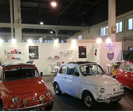 Il Fiat 500 Club Italia Garlenda presente a Padova per la 35° edizione di "Auto e Moto d'Epoca"