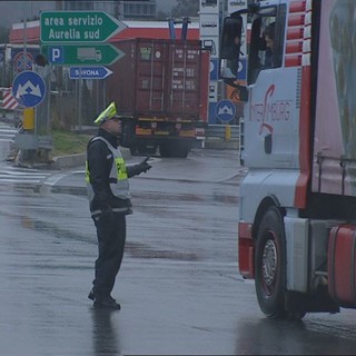 Savona: iniziato il filtro dinamico della polstrada per la neve sull'A6
