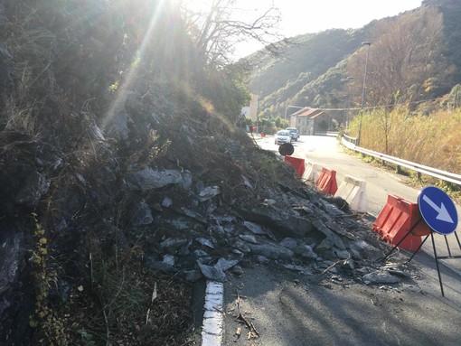Osiglia: nuova frana sulla Strada Provinciale, interrotta la viabilità