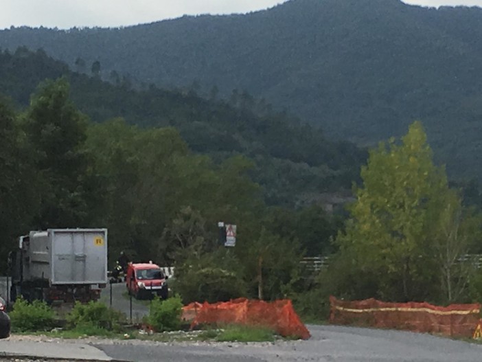 Villanova d'Albenga, fuga di gas da una conduttura: intervento dei vigili del fuoco