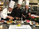 Chef e Maitre russi a scuola di cucina con Renato Grasso: protagonisti i fiori eduli “Made in Liguria”