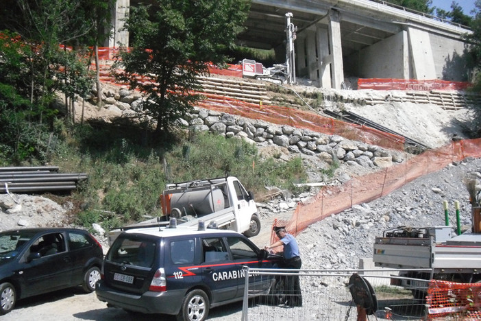 Cosseria: incidente in un cantiere dell'autostrada