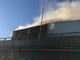 Camion incendiato: chiuso il casello di Albisola (FOTO e VIDEO)