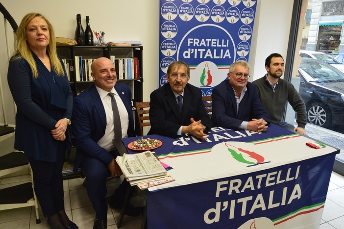 Al via la campagna elettorale di Augusto Sartori con la nuova sede genovese di Fratelli d'Italia (VIDEO e FOTO)