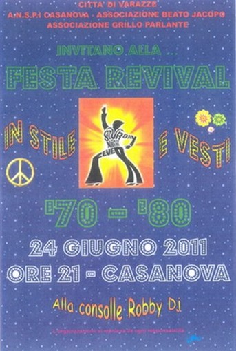 Varazze: Festa Revival anni '70 - '80 a Casanova