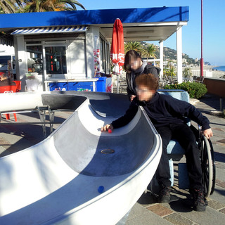 Finale Ligure: la pista delle biglie accessibile ai disabili ottiene un altro riconoscimento