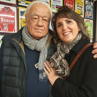 In foto Franco Franco Balmamion con Silvia Gullino