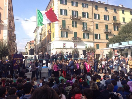 Savona, oltre 300 studenti alla &quot;Consegna del Tricolore&quot; #FOTO
