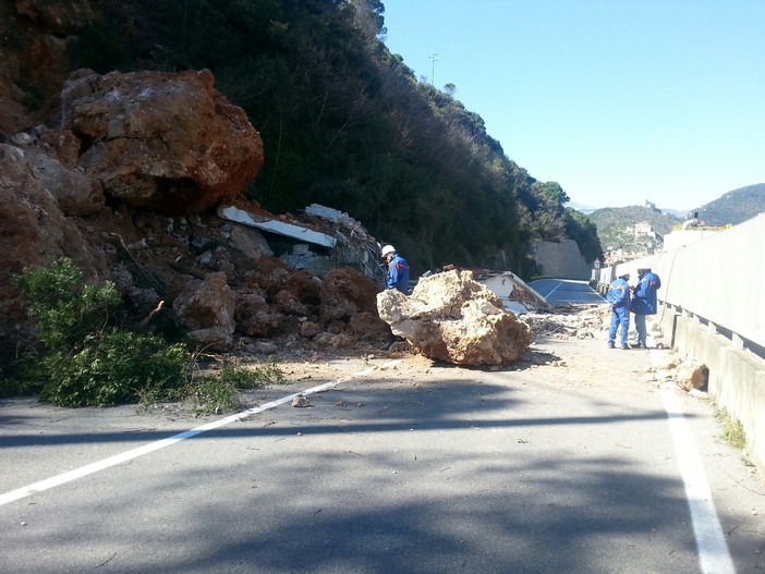 Frana Finale Ligure: venerdì la riapertura della Strada del Melogno