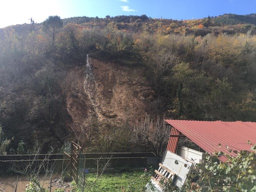 La frana a Zuccarello lascerà varie zone di Cisano senz'acqua fino a domani