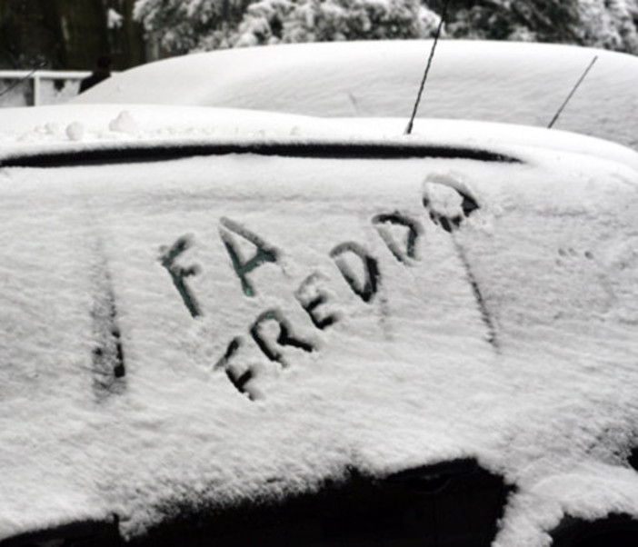 Freddo pungente in provincia di Savona: -11 a Calizzano