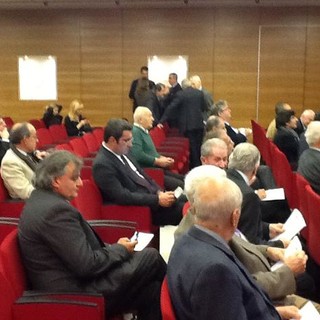 Roberto Schneck in sala a Grinzane Cavour