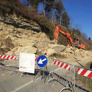 Frana di Roccavignale, al via agli interventi di sistemazione: chiusa completamente al traffico la provinciale 28bis