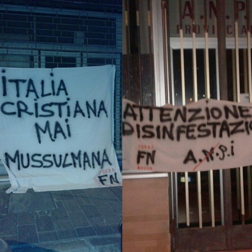 Blitz di Forza Nuova a Savona, Pd: &quot;Solidarietà per Anpi e per la comunità islamica&quot;