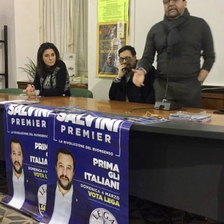 Sala Gallesio gremita per l’incontro di Sara Foscolo e Paolo Ripamonti con gli elettori a Finale Ligure