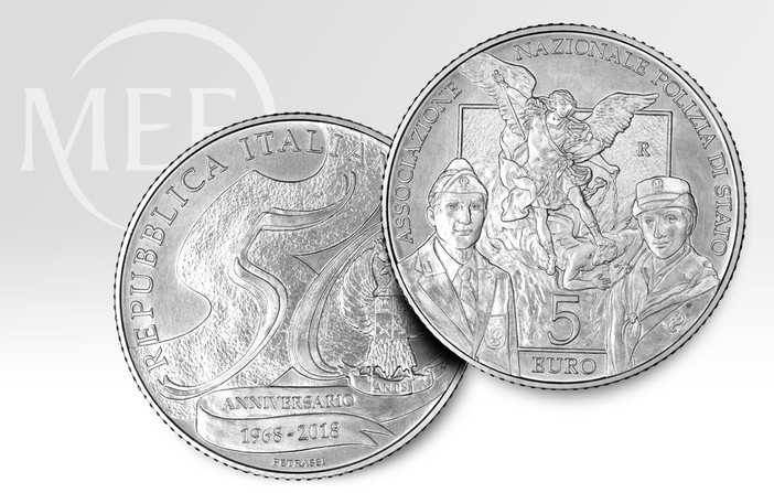 50° Associazione Nazionale polizia di stato: emissione di una moneta commemorativa