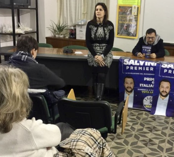 Immagine di repertorio: un recente incontro della Lega in sala Gallesio