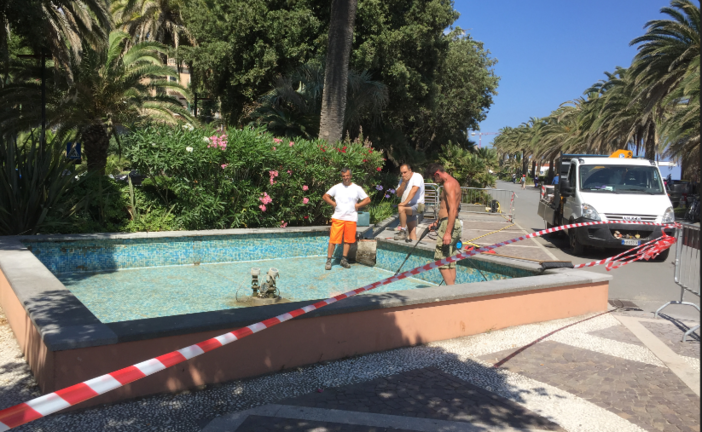 Finale Ligure: continua il restyling della passeggiata Migliorini