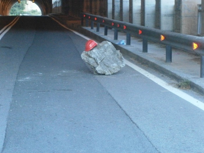 Immagini della frana