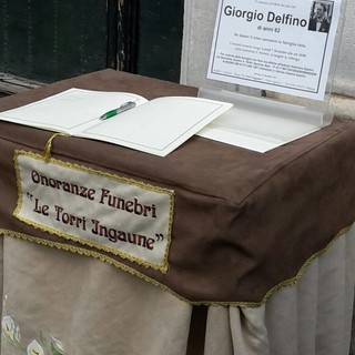 Albenga: oggi l'ultimo addio a Giorgio Delfino