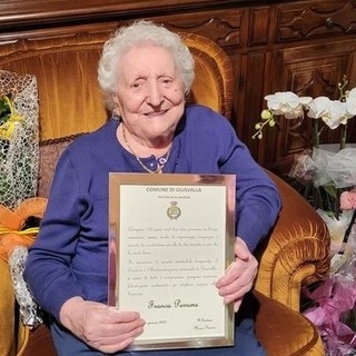 Giusvalla in lutto per la scomparsa di Franca Perrone, memoria storica del paese: aveva 102 anni
